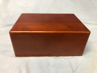 Mahogany Base Urn - Free with cremation service