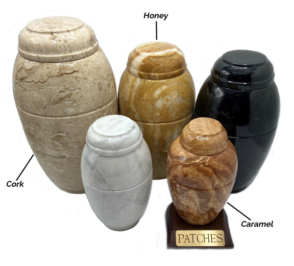 Marble Vases with Base